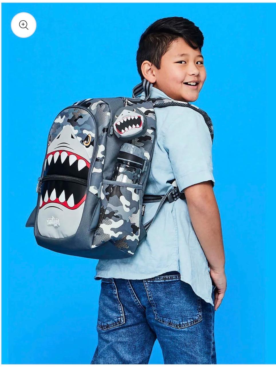 SMIGGLE GREY SHARK BACKPACK