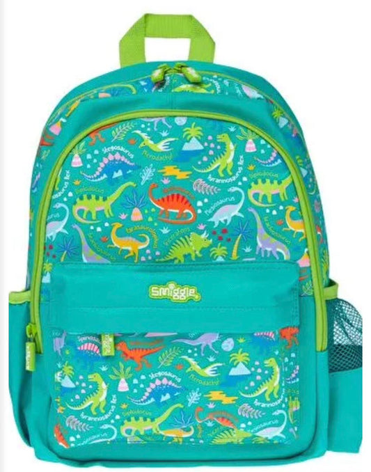 SMIGGLE GREEN JUNIOR DINO CHARACTER BACKPACK