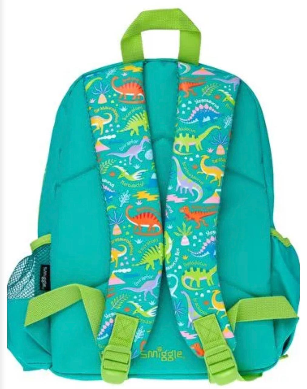 SMIGGLE GREEN JUNIOR DINO CHARACTER BACKPACK