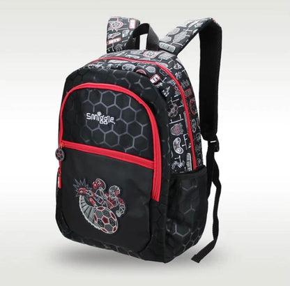 SMIGGLE RED FOOTBALL CLASSIC BACK PACK 42CM