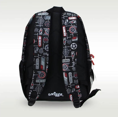 SMIGGLE RED FOOTBALL CLASSIC BACK PACK 42CM
