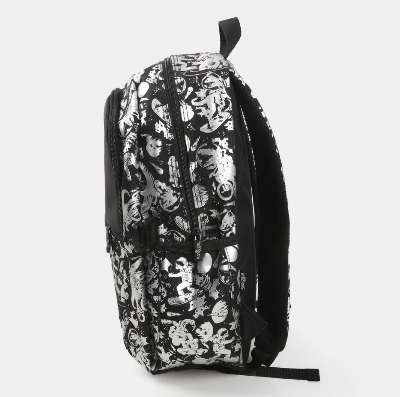 SMIGGLE BLACK CLASSIC BACKPACK WITH LUNCH BAG