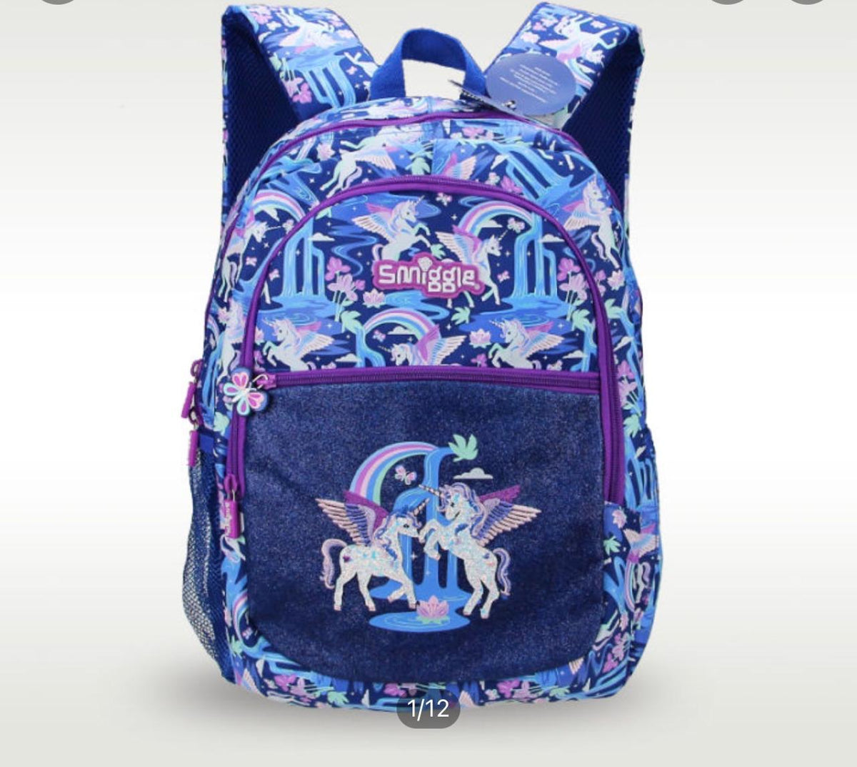 SMIGGLE UNICORN NAVY BLUE BACKPACK