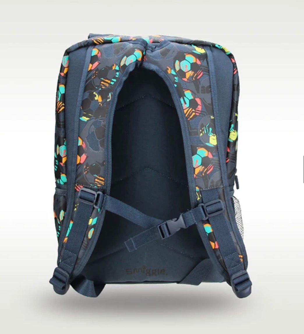 SMIGGLE ATTACHED FOLDOVER FOOTBALL BACKPACK