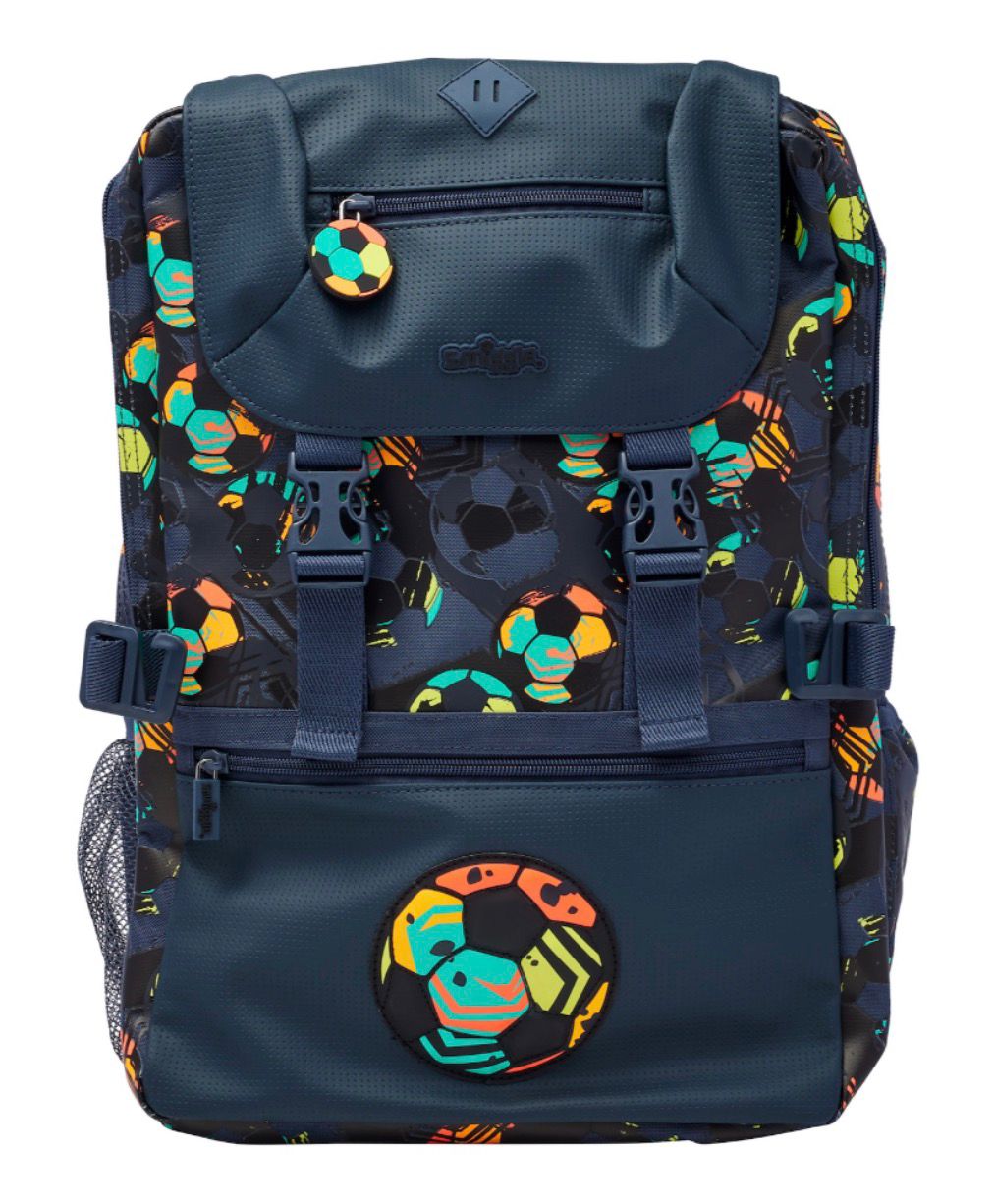 SMIGGLE ATTACHED FOLDOVER FOOTBALL BACKPACK