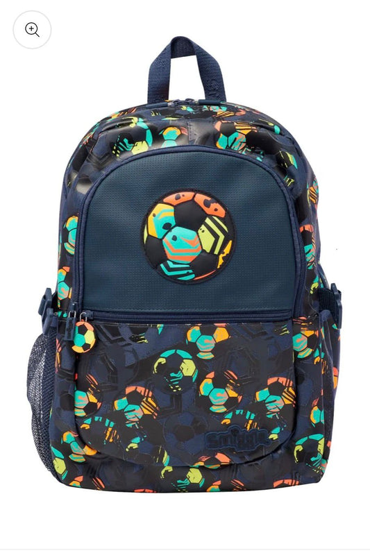SMIGGLE COLOURED FOOTBALL BACKPACK