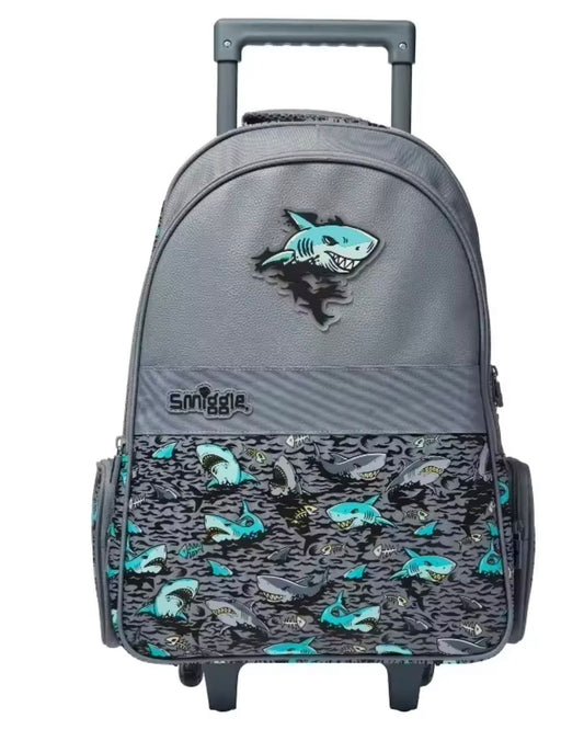 SMIGGLE SHARK TROLLEY BACKPACK
