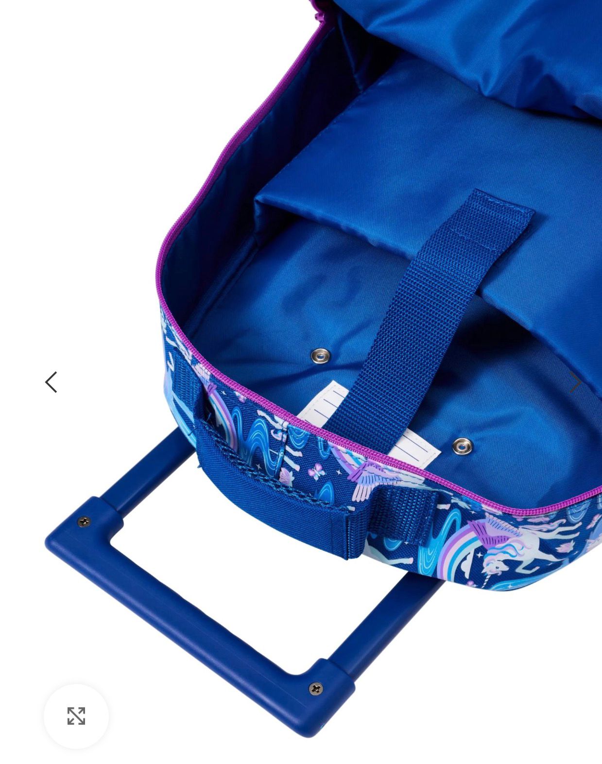 SMIGGLE BLUE UNICORN RAINBOW TROLLEY BACKPACK