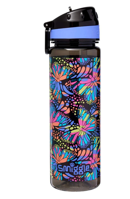 SMIGGLE SIPPER BUTTERFLY BPA FREE WATER BOTTLE 650ML