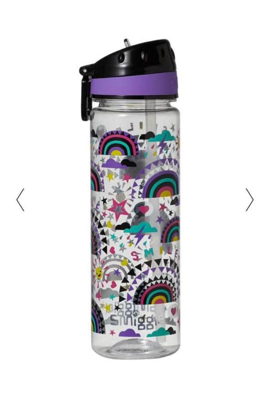 SMIGGLE SIPPER RAINBOW BPA FREE WATER BOTTLE 650ML