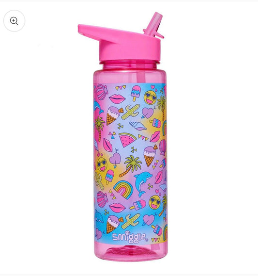 SMIGGLE SIPPER SUMMER BPA FREE WATER BOTTLE 750ML