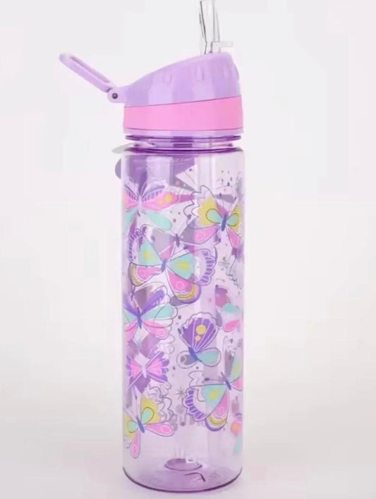SMIGGLE SIPPER BUTTERFLY BPA FREE WATER BOTTLE 650ML
