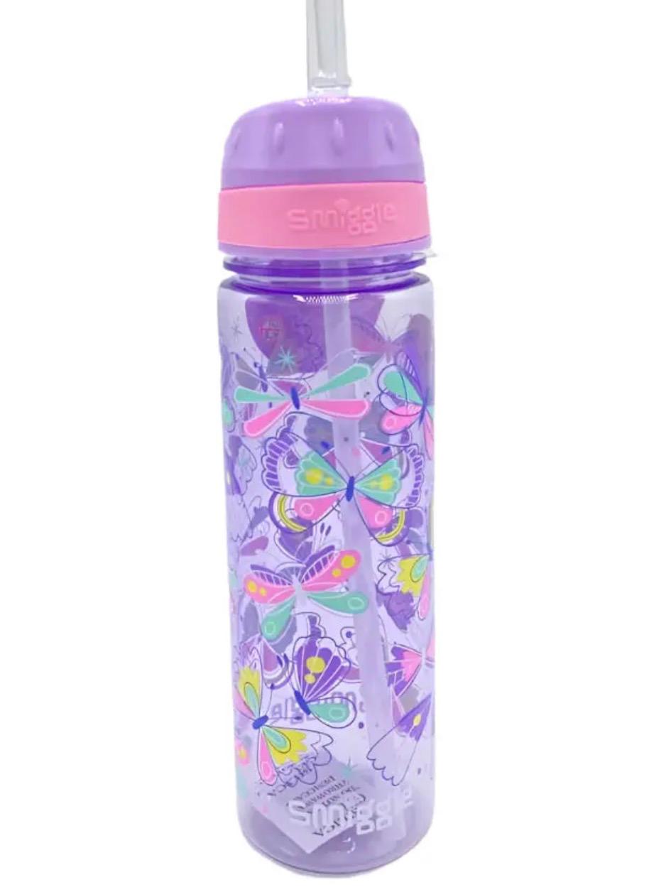 SMIGGLE SIPPER BUTTERFLY BPA FREE WATER BOTTLE 650ML