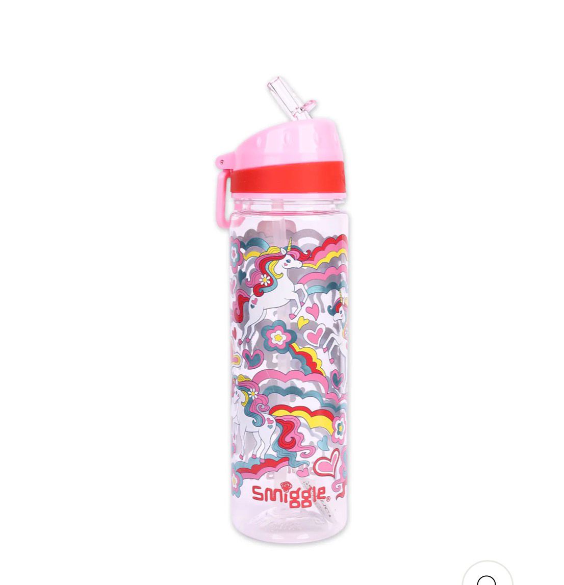 SMIGGLE SIPPER PINK UNICORN  BPA FREE WATER BOTTLE 650ML