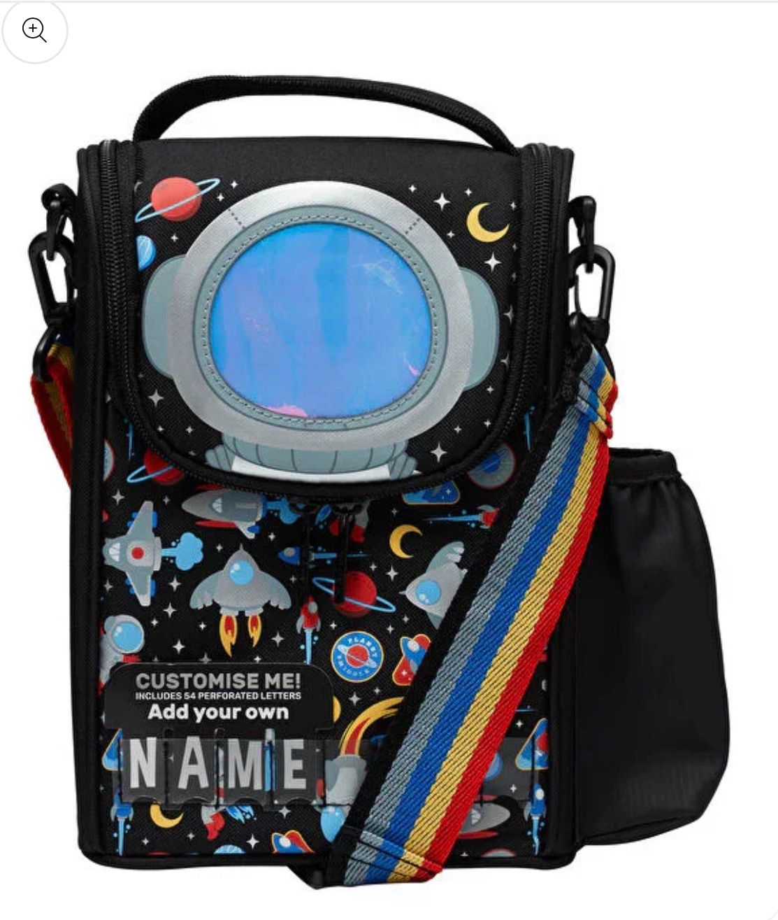 SMIGGLE SPACE HANGING 11INCH LUNCH BAG WITH STRAP