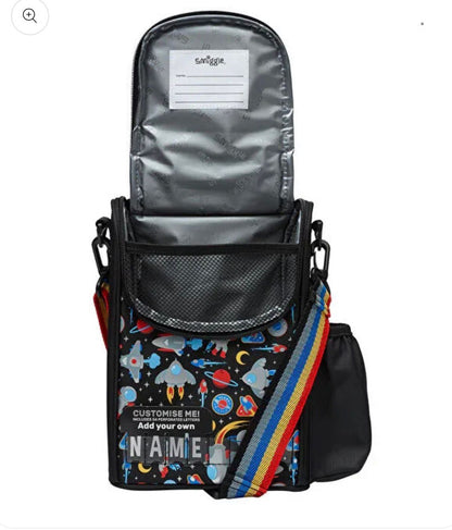 SMIGGLE SPACE HANGING 11INCH LUNCH BAG WITH STRAP
