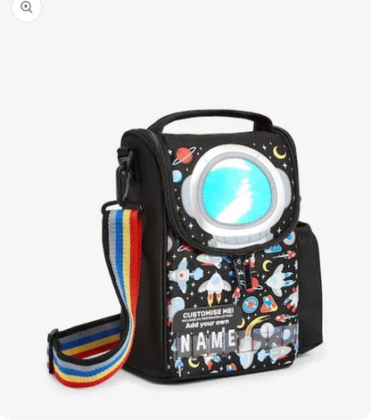 SMIGGLE SPACE HANGING 11INCH LUNCH BAG WITH STRAP