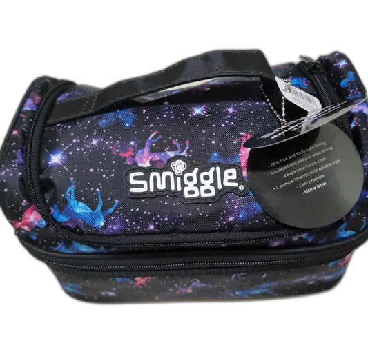 SMIGGLE WONDER WORLD UNICORN  DOUBLE DECKER LUNCH BAG