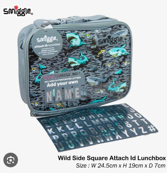 SMIGGLE SHARK LUNCH BAG