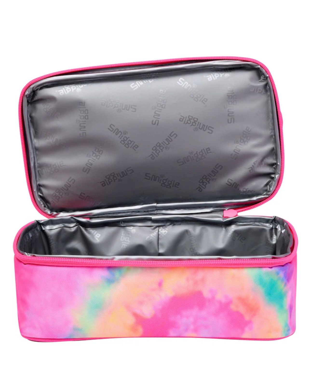 SMIGGLE PINK VIVID HARDTOP LUNCH BAG WITH STRAP