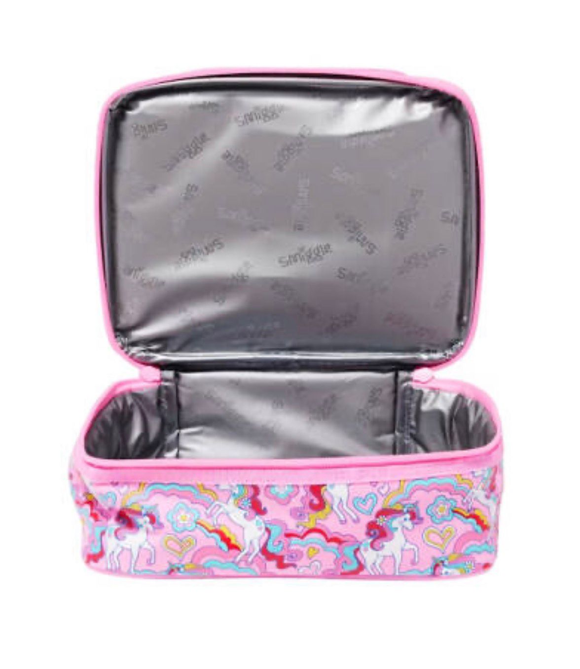 SMIGGLE PINK UNICORN DOUBLE DECKER LUNCH BAG
