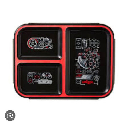 SMIGGLE AWAY BLACK BOOST TRIO LUNCH BOX