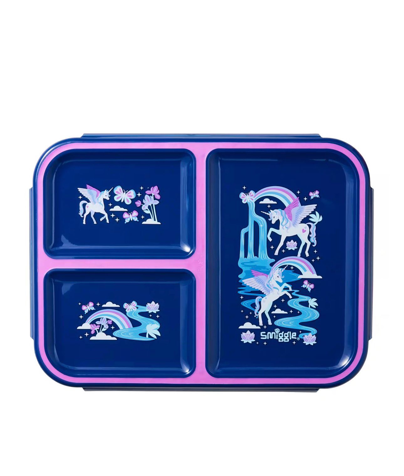 SMIGGLE AWAY UNICORN BOOST TRIO LUNCH BOX