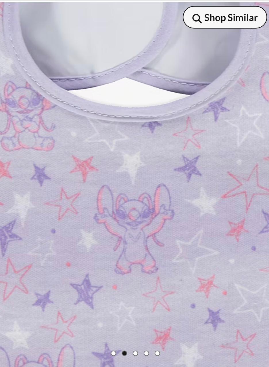 DISNEY LILO & STITCH ANGEL STAR BIBS PACK OF 5