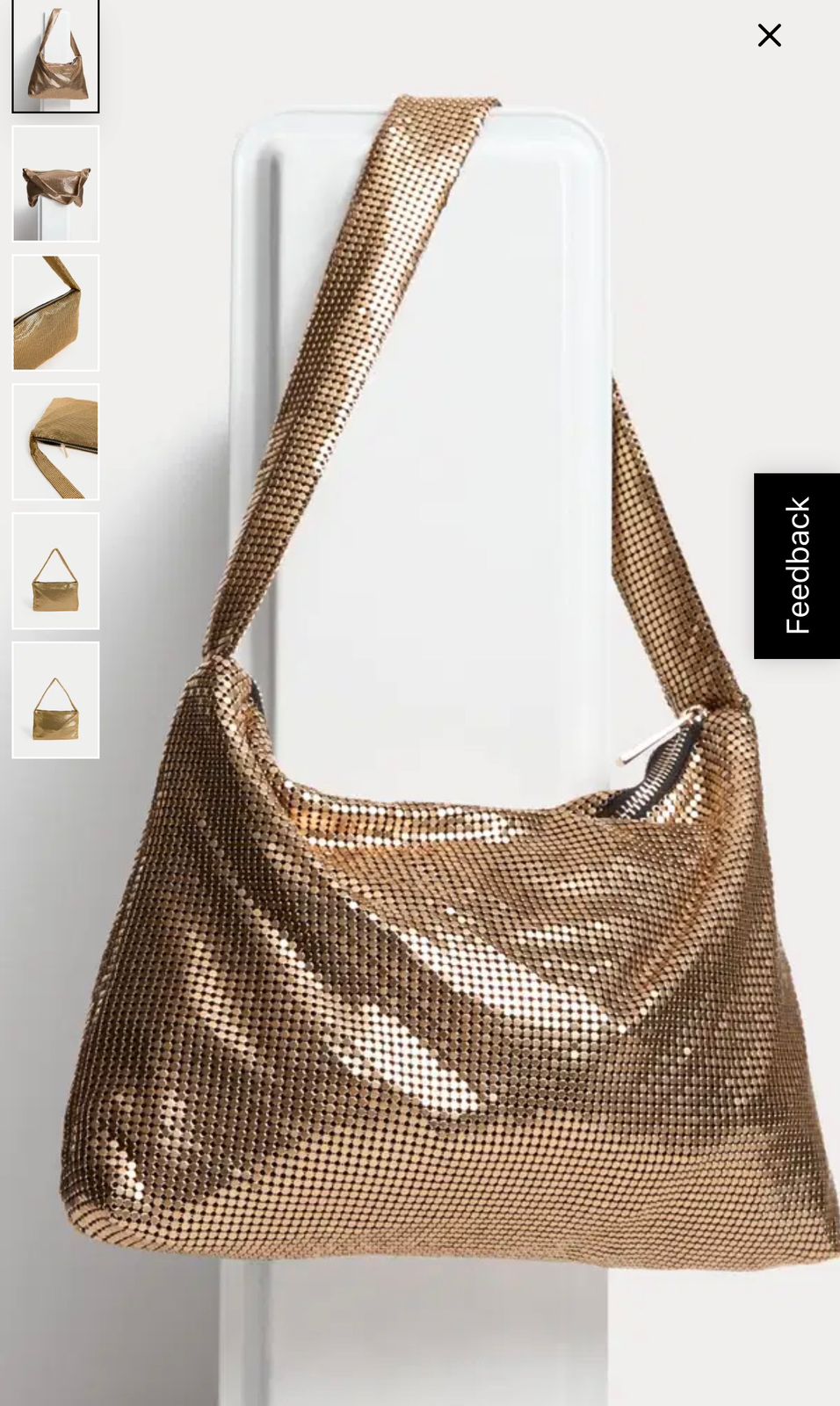 M&S CHAIN DETAIL SHOULDER BAG