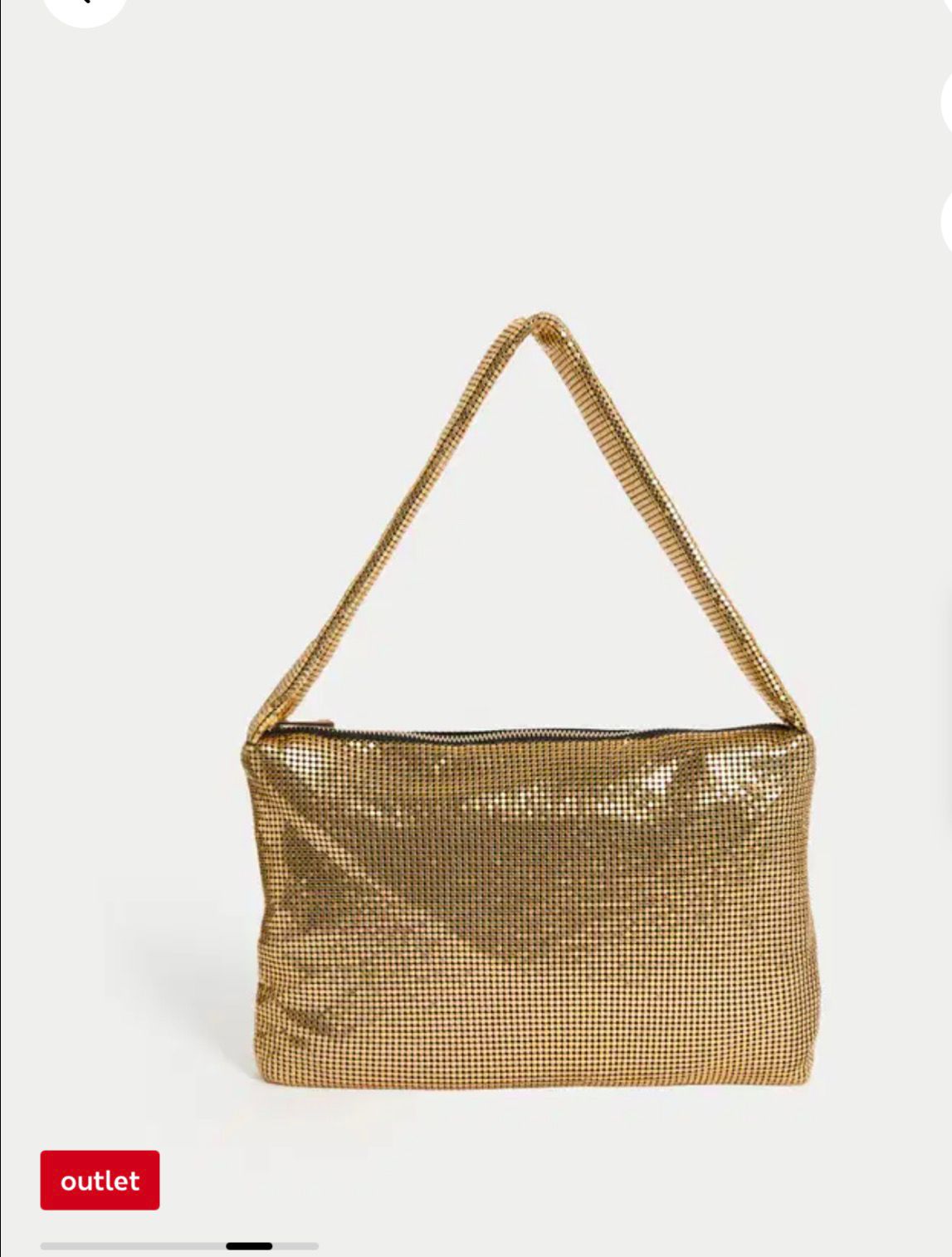 M&S CHAIN DETAIL SHOULDER BAG