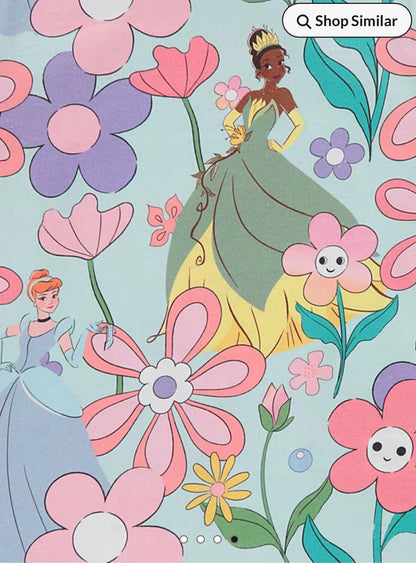 GEORGE DISNEY PRINCESS FLOWER LONG SLEEVE PJ SET PACK OF 3