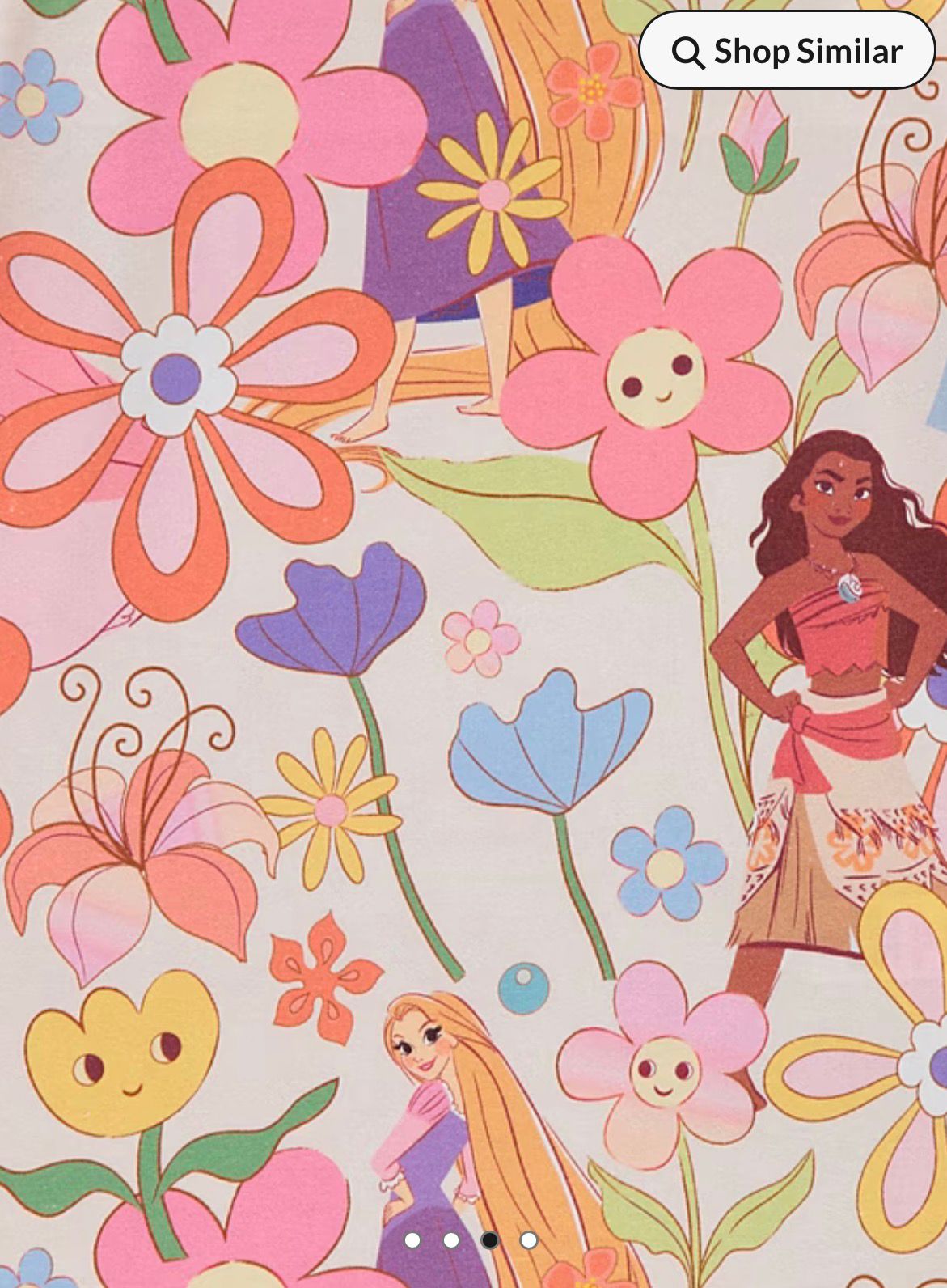 GEORGE DISNEY PRINCESS FLOWER LONG SLEEVE PJ SET PACK OF 3