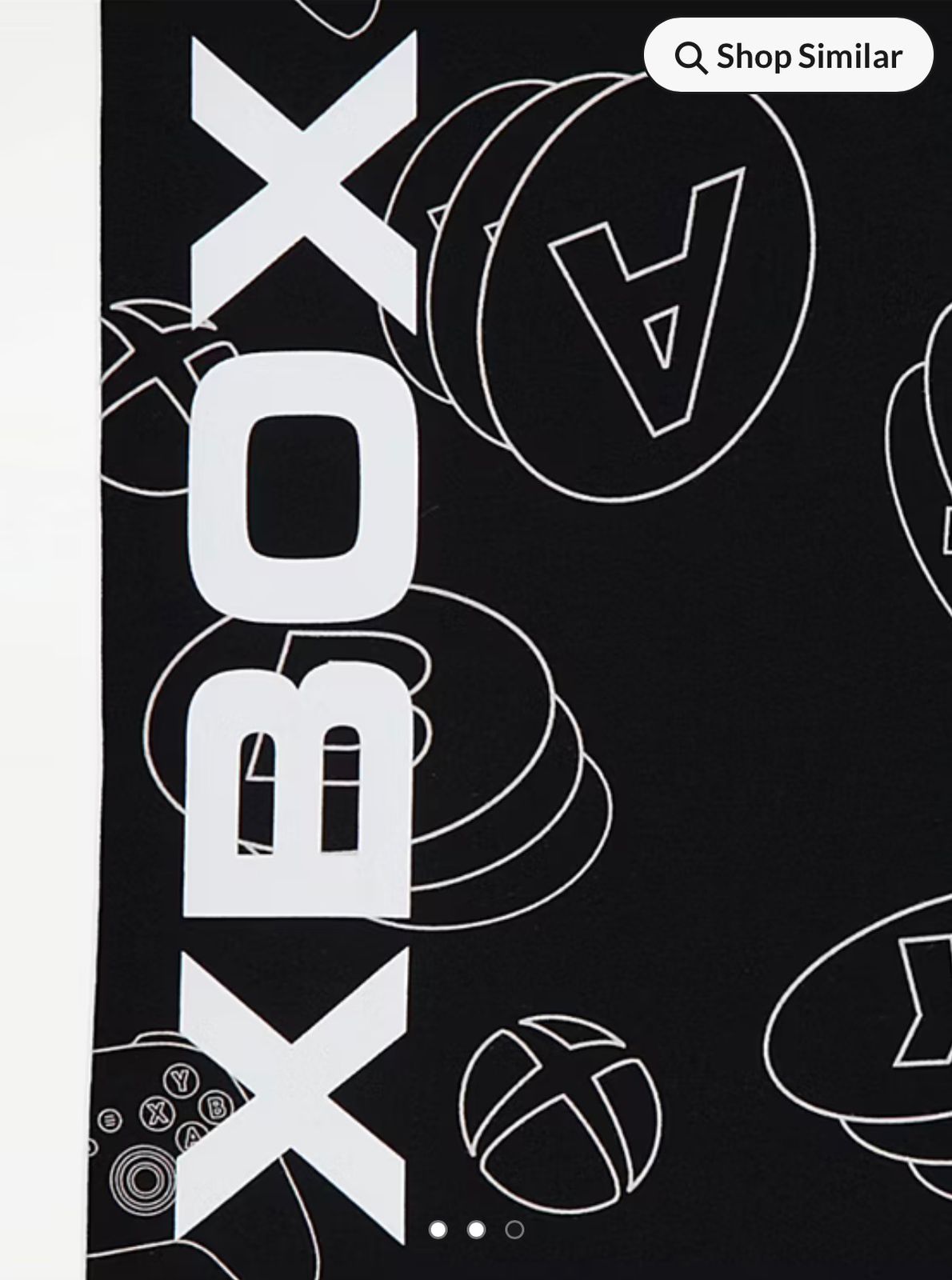 GEORGE XBOX CONTROLLER BLACK LONG SLEEVE PJ SET