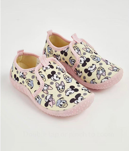 DISNEY MINNIE MOUSE YELLOW AQUA SHOES