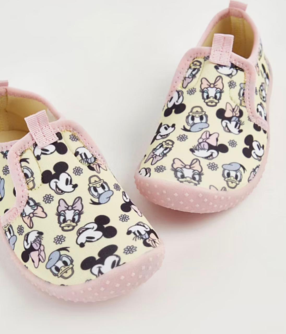 DISNEY MINNIE MOUSE YELLOW AQUA SHOES