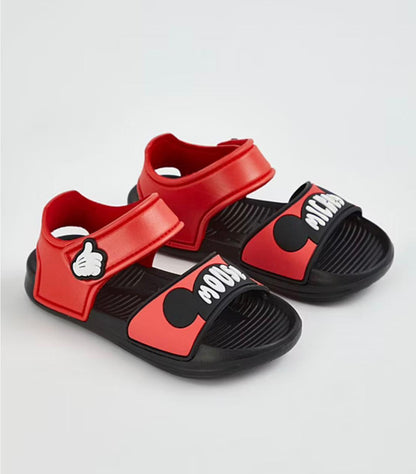 DISNEY MICKEY MOUSE RED BEACH SANDALS