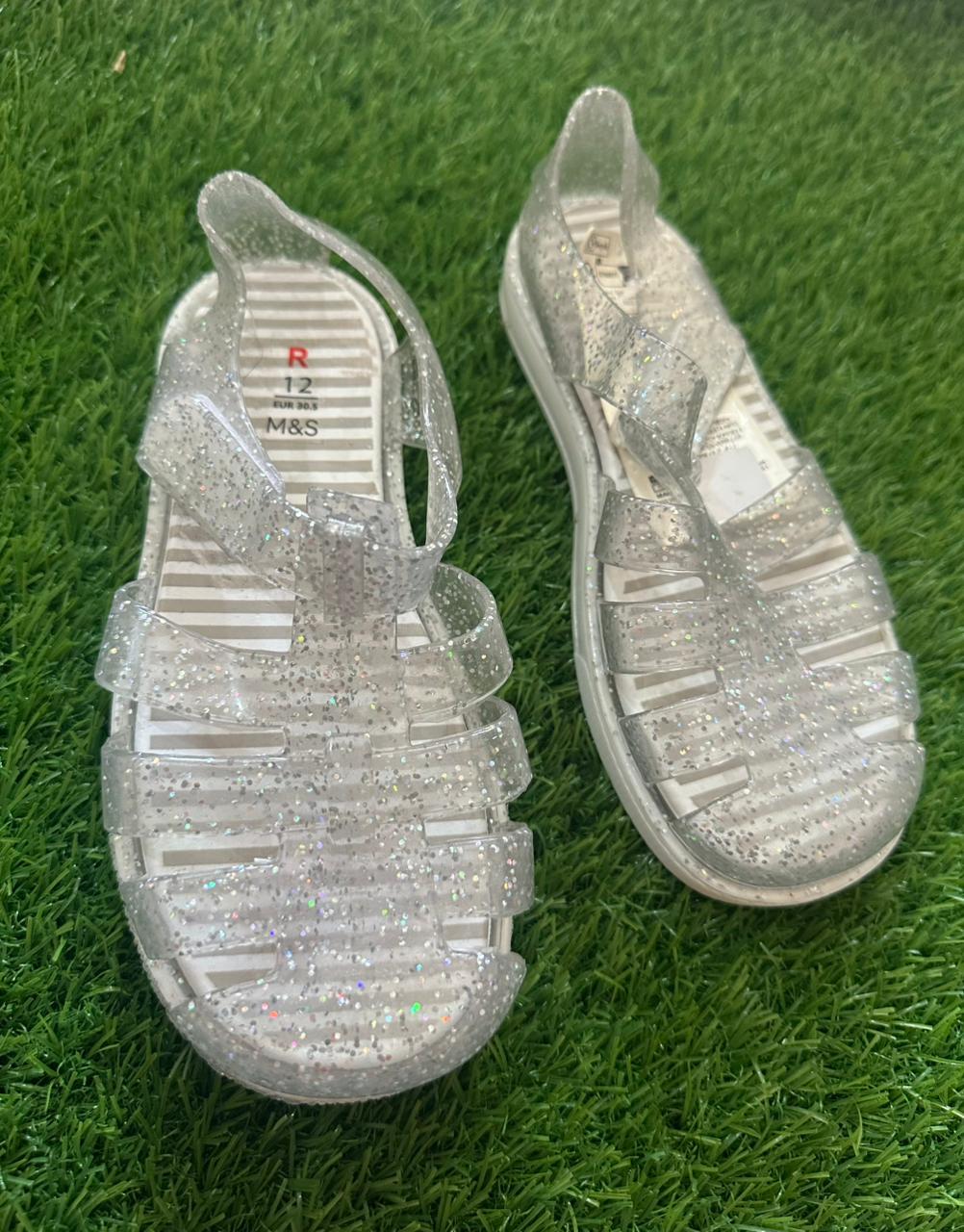 M&S GILTTER SANDALS