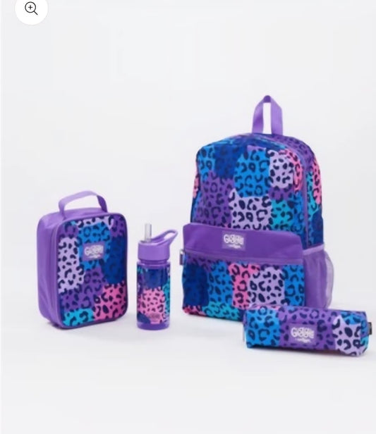 GIGGLE BY SMIGGLE PURPLE LEAPORD 4 PIECE SET