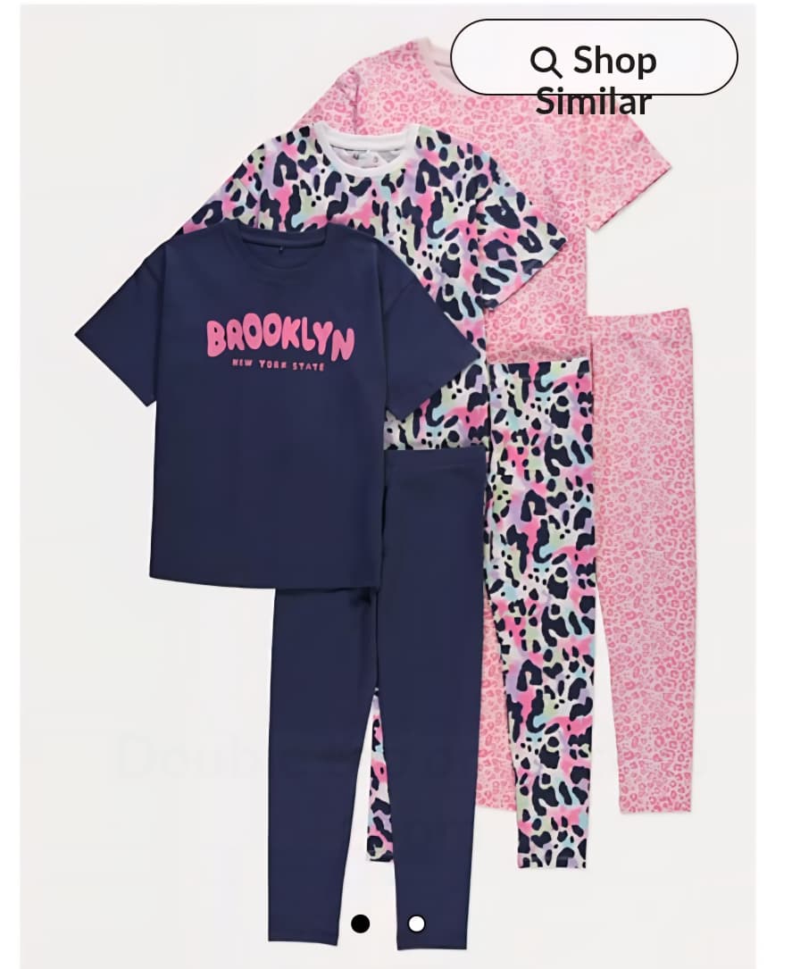 GEORGE BROOKLYN COTTON PJ SET PACK OF 3