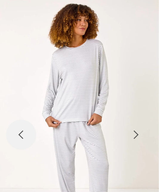 M&S PURE COTTON FLARED PJ SET