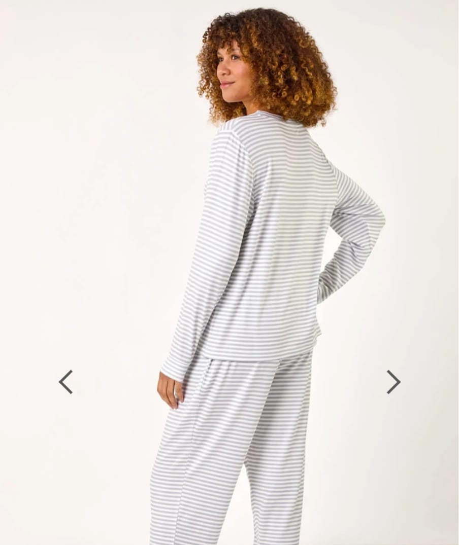 M&S PURE COTTON FLARED PJ SET