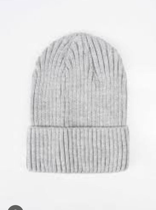 NEXT WOVEN GREY BEANIE CAP