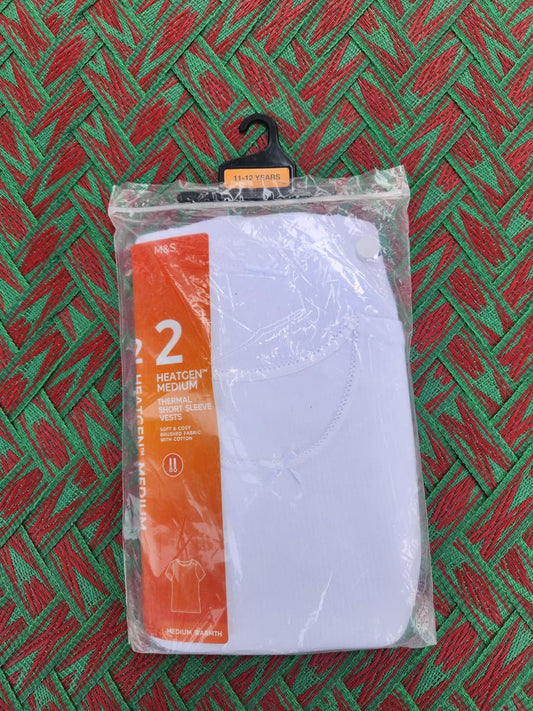 M&S THERMAL SHORT SLEEVE VEST