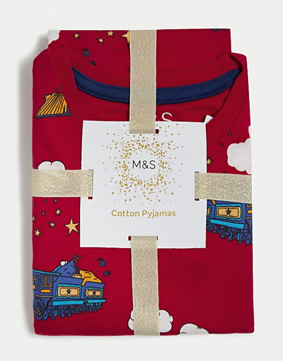 M&S COTTON PJ SET