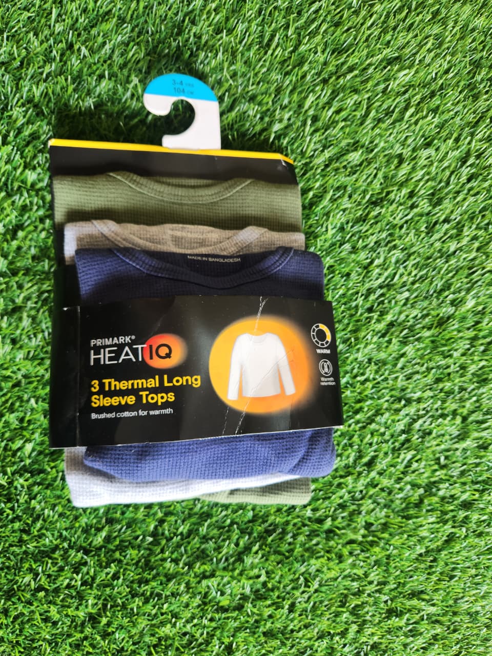 PRIMARK THERMAL LONG SLEEVE TOPS PACK OF 3