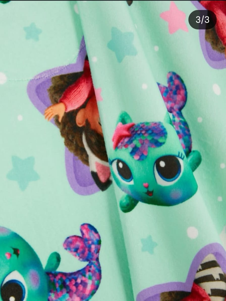 PRIMARK GABBY DOLLHOUSE FLEECE PJ SET