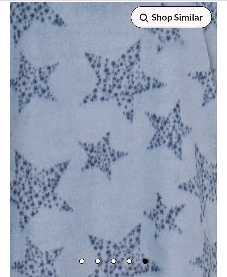 GEORGE SLATE BLUE STAR FLEECE OJ GIFT SET