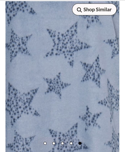 GEORGE SLATE BLUE STAR FLEECE OJ GIFT SET