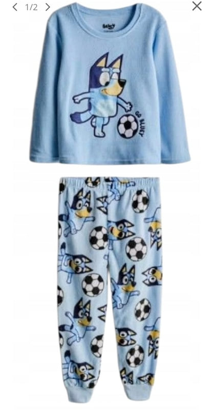 PRIMARK BLUEY PRINTED PLUSH FLEECE PJ SET