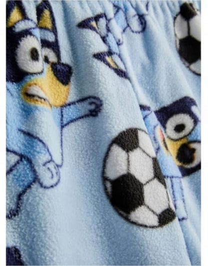 PRIMARK BLUEY PRINTED PLUSH FLEECE PJ SET